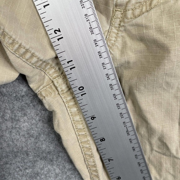 Eddie Bauer Cargo Shorts Mens 32 Ripstop Relaxed Outdoor Hiking Shorts Tan Beige - Picture 6 of 9